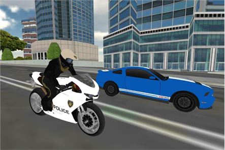 imagen Policía Moto Bike Simulador 3D