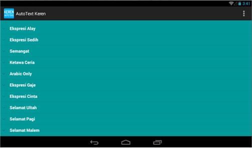 Auto Texto Keren para una imagen Android