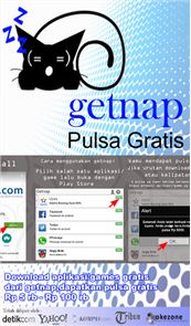 getnap :PULSA GRATIS 5rb-100rb image