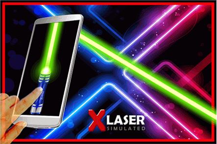 X-Laser Piano Simulated image