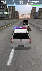 VELOZ Polícia imagem 3D