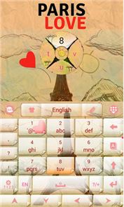 Paris Love GO Keyboard image