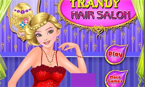 Braided hair spa salon image