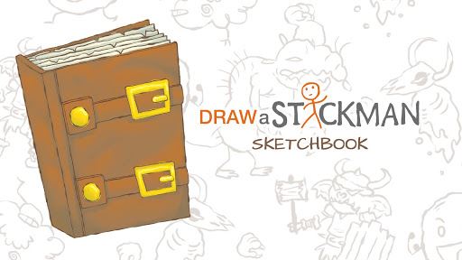 Desenhe um Stickman: imagem Sketchbook