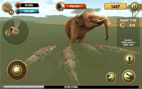 Selvagem Crocodile Simulator imagem 3D