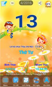 Lịch Việt - Lịch Vạn Niên 2016 image