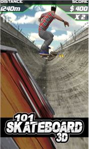 101 Skateboard Racing 3D image
