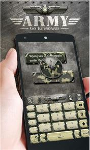 Ejército GO Keyboard Theme & imagen emoji