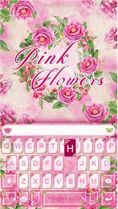 Pink Flower Emoji KikaKeyboard image