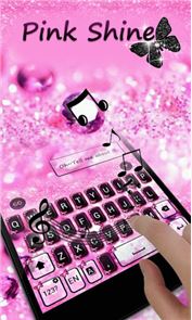 Pink Shine GO Keyboard Theme image