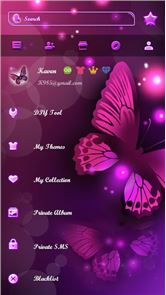(FREE) GO SMS BUTTERFLY THEME image