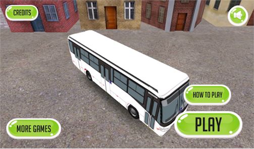 Estacionamento de autocarro 3D 2015 imagem