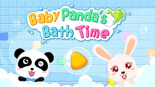 imagem Tempo do banho do bebê Panda