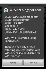 WPSPIN. WPS Wireless Scanner. imagen