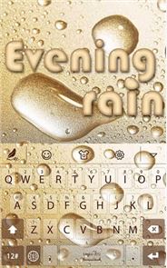 Evening rain for Keyboard image