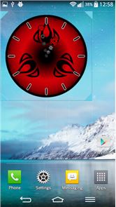 Sharingan Clock Widget image