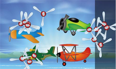 Juegos de avión imagen para niños pequeños