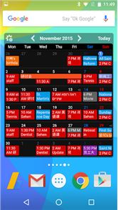 Calendário + imagem Scheduling Planner