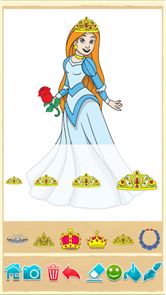Princess Coloring Game image