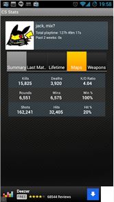 imagen Counter Strike Source Estadísticas