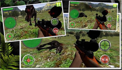 Jungle Dinosaurs Hunting - 3D image