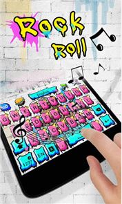 Rock Roll GO Keyboard Theme image