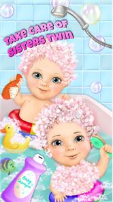Sweet Baby Girl Twin Sisters image