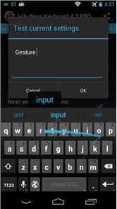 Jelly Bean Keyboard 4.3 imagem de