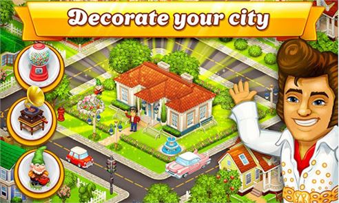 Cartoon City: farm to village image