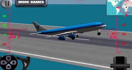 Flight Simulator Airplane 3D image