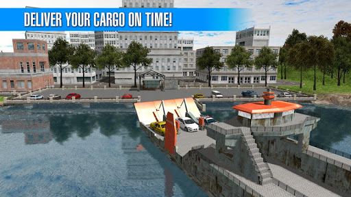 Cargo Ship Car Transporter 3D image