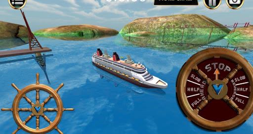 Imagen del barco de cruceros simulador 3D