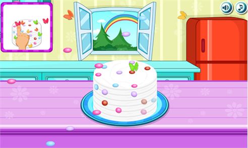 Cooking Rainbow Birthday Cake image