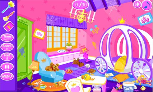 Princess room cleanup image