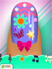 Prego Partido Crayola: imagem Nail Salon