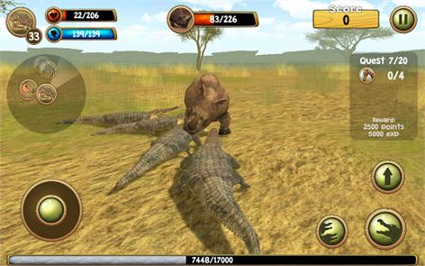 imagen del cocodrilo salvaje Simulador 3D