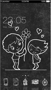 Blackboard Romance Love Theme image