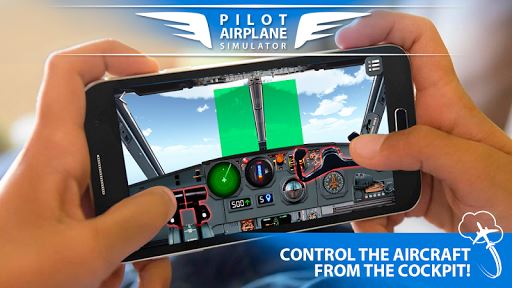 Imagen simulador de vuelo del piloto