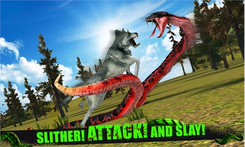Irritado imagem Anaconda Ataque 3D