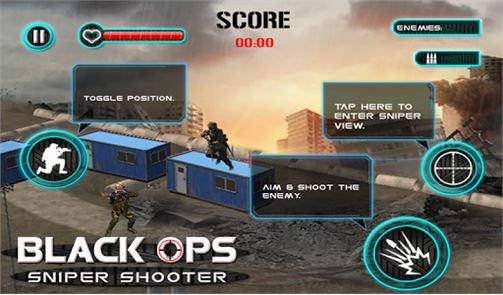 imagen Operaciones Negro Sniper 3D Shooter