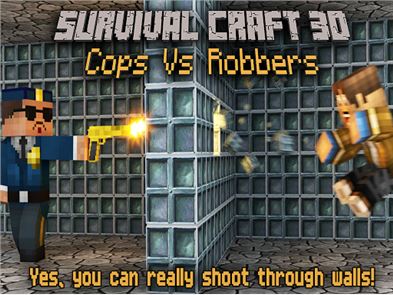 Los policías imagen ladrón Supervivencia 3D pistola Vs