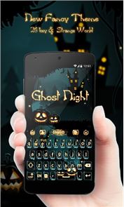 Ghost Night GO Keyboard Theme image