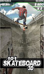 101 Skateboard Racing 3D image