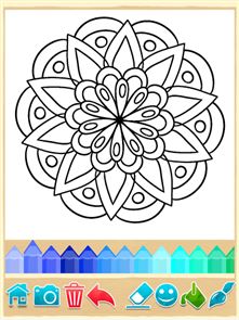 Mandala Coloring Pages image