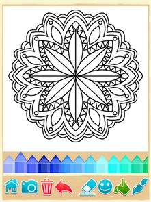 Mandala Coloring Pages image