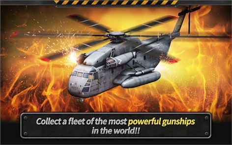 BATALHA GUNSHIP: Helicóptero imagem 3D