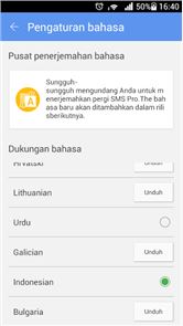 Imagen IDIOMA INDONESIA PRO GO SMS