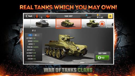 War of Tanks: imagem Clãs