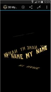 3imagem D My Name Live Wallpaper