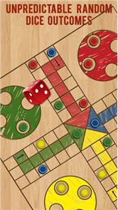 Ludo imagen Parchis clásico woodboard